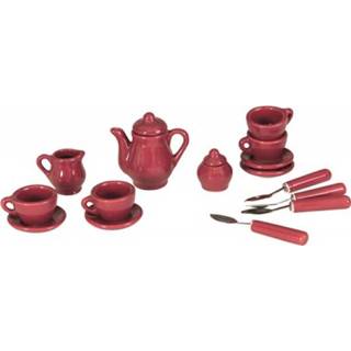 👉 Porcelein Mini theeset - Cherry 5420023040244