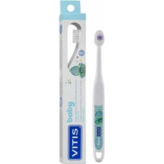 👉 Tandenborstel wit baby's Vitis Baby - 0+ jaar 8427426054547