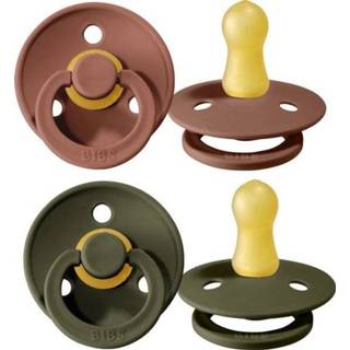 👉 Speen donkergroen groen BiBS - Colour Pacifier Stage 2 Fopspeen 6+ maanden stuks Woodchuck / Hunter Green 5713795120451