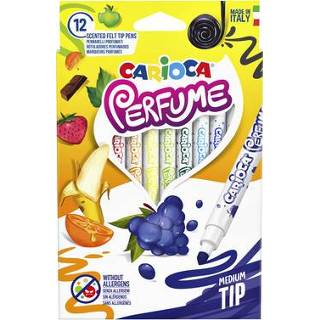 👉 Viltstift active Viltstiften Carioca Parfum setà 12 kleuren 8003511426729