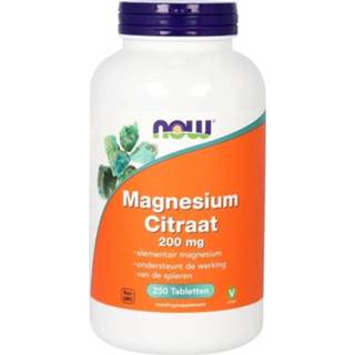 👉 Magnesium NOW Foods Citraat 200 mg