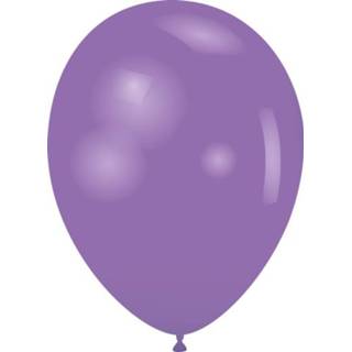 👉 Latex ballonnen Metallic 33 cm 100st. - Lavendel