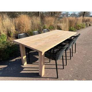 👉 Terrastafel Custom Made Douglas tuintafel Lark met rechte poten