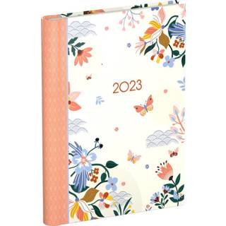 👉 Agenda active 2023 120x160 wire-o 7dagen/2pagina's Fragile vanilla 5410574535696