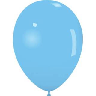 👉 Latex ballonnen pastel (35 cm) 100 st. - Baby Blauw