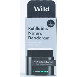 👉 Deodorant Wild Men's Fresh Cotton & Sea Salt Refillable 5065003990098