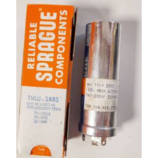👉 Condensator nederlands Sprague TVLU-2885 Electrolytische - NOS 7434838929920