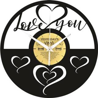 👉 Klok vinyl nederlands I Love You - Gemaakt Van Een Gerecyclede Plaat 5400837160567