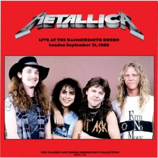 Rood vinyl nederlands Metallica - Live At The Hammersmith Odeon 1986 LP Gekleurd Beperkte Oplage 9003829977387