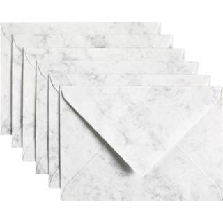👉 Envelop grijs active Papicolor C6 114x162mm marble 8714677123895