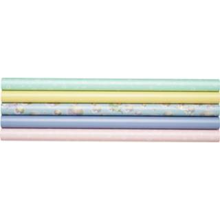 👉 Cadeaupapier pastel active set - 5 rollen zeepbellen 7320182604111