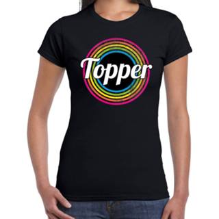👉 Shirt zwart vrouwen Topper fan t-shirt voor dames - Toppers