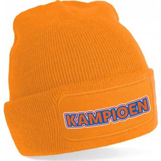 👉 Muts oranje active kampioenen Koningsdag - kampioen EK/WK voetbal one size