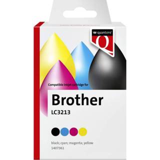 👉 Inktcartridge active Quantore alternatief tbv Brother LC3213 zwart+3kleur 8712453107107