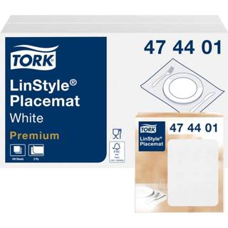 👉 Placemat wit active Placemats Tork LinStyle® 39x30cm 100st 474401 7322541077017