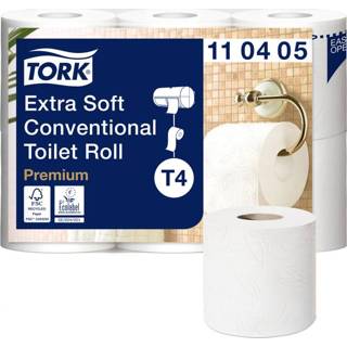 👉 Toiletpapier wit active Tork T4 premium extra zacht 4-laags 153 vel 110405 7322540366419