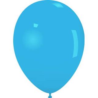 👉 Latex ballonnen 26 cm 100 st. - Hemel Blauw