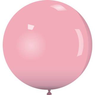 👉 Latex ballon pastel (80 cm) - Baby Roze