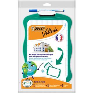 👉 Whiteboard active Bic Velleda recycled 21x31cm + stift wisser 3086123542372