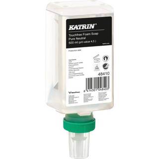 👉 Handzeep foam active Katrin 48410 Touchfree Pure Neutral 500ml 6414301048403