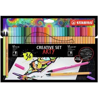 👉 Etui active Arty creative Stabilo 36 kleuren 4006381582360