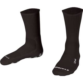 👉 Sock zwart wit Stanno Raw Crew Grip Socks Black 8718726968482
