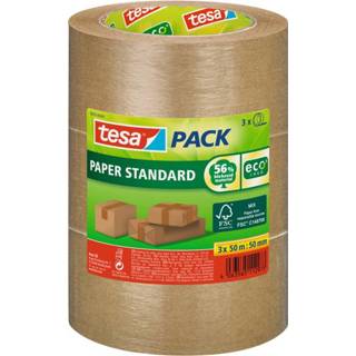 👉 Verpakkingstape bruin papier fsc active Tesa 58292 eco 50mmx50m bundel 4063565112973