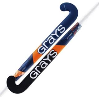 👉 Zaalhockeystick blauw oranje kunststof donkerblauw GTI3000 Jumbow