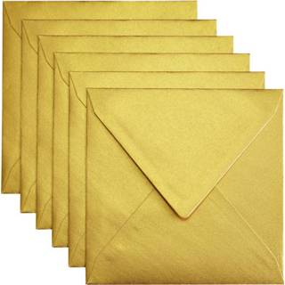 👉 Envelop goud active Papicolor 140x140mm metallic 8714677238711