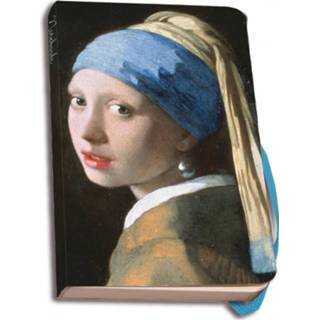 👉 Notitieboek meisjes A6, zachte kaft: Meisje met de parel-Girl with the Pearl Earring, J. Vermeer 8716951221709