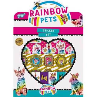 Stickerset active Totum Rainbow Pets 8714274079106
