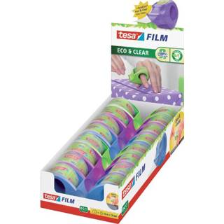 Plakbandhouder active Tesa Eco mini roller met tape 4042448222671