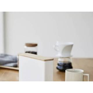 👉 Koffiefilter wit large Yamazaki - opbergdoos Tosca
