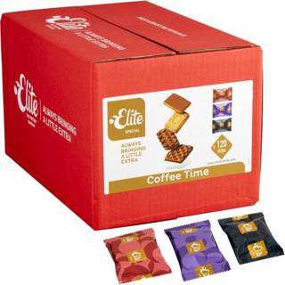 👉 Koekje active Koekjes Elite Coffee Time koekjesmix 120 stuks 5400325004496