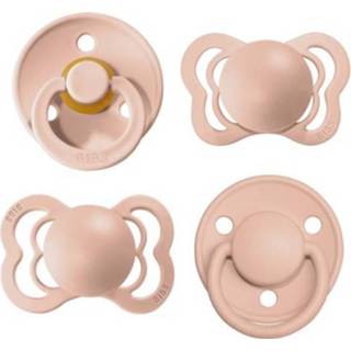 👉 Speen roze BiBS - Try it Collection Fopspenen Fase 1 Blush 4 stuks 5713795222872