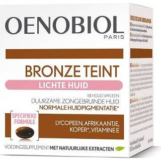 👉 Teint active Oenobiol Bronze Lichte Huid 30 Capsules