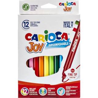 👉 Viltstift active Viltstiften Carioca Joy setà 12 kleuren 8003511406141