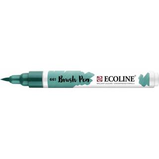 👉 Active Brushpen Talens Ecoline 661 turquoisegroen 8712079406479