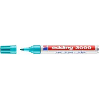 👉 Viltstift turkoois active edding 3000 rond turquoise 1.5-3mm 4004764008094