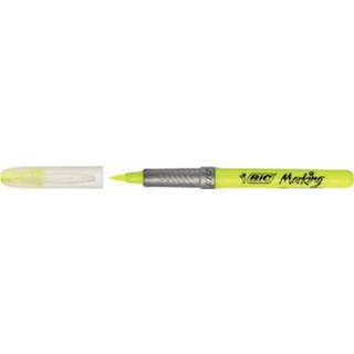 Markeerstift geel active Bic Flex