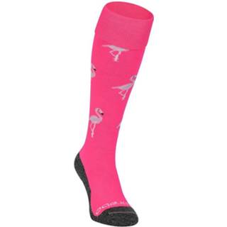 👉 Hockeysok roze Hockeysokken Flamingo Neon Pink