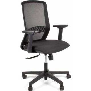 👉 Bureaustoel zwart active Linea Fabbrica Tekna 01 Zwart/Zwart met 2D Armleuning 8033540636172