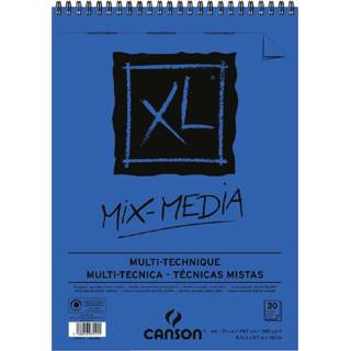 👉 XL active Aquarelblok Canson Mix Media A4 300gr 30vel spiraal 3148958072155