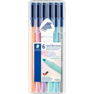 👉 Kleurstift pastelkleuren active Staedtler 323 Triplus colorà 6 4007817063064