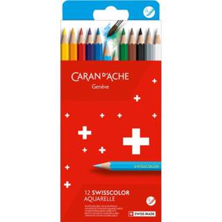 👉 Kleurpotlood active Kleurpotloden Caran D'ache aquarel doosà 12stuks 7630002330718