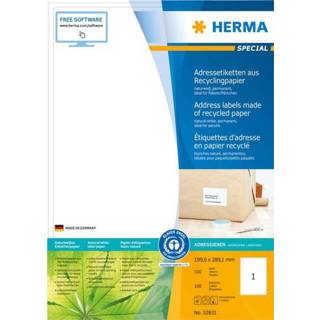👉 Wit active Etiket HERMA recycling 10822 63.5x38.1mm 2100stuks 4008705108225