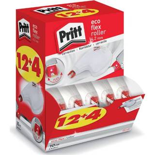 👉 Correctieroller active Pritt 4.2mmx10m eco flex valuepackà 12+4 gratis 4057278003758