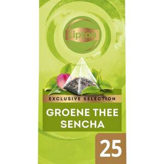 👉 Groene thee active Lipton Exclusive Sencha 25 piramidezakjes 8717163858974