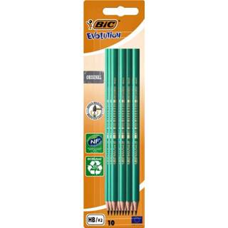 👉 Potlood active Bic Conte Ecolution 655 HB blisterà 10 stuks 3270220000174