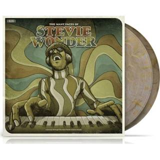 👉 Vinyl nederlands mannen Stevie Wonder / Various Artists - The Many Faces Of ( Gekleurd ) 2LP 7798093712681